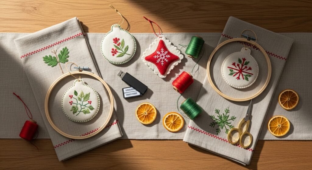28 Jaw-Dropping Holiday Computer Embroidery Designs That Are Festive Detailed and Perfect for Gifting