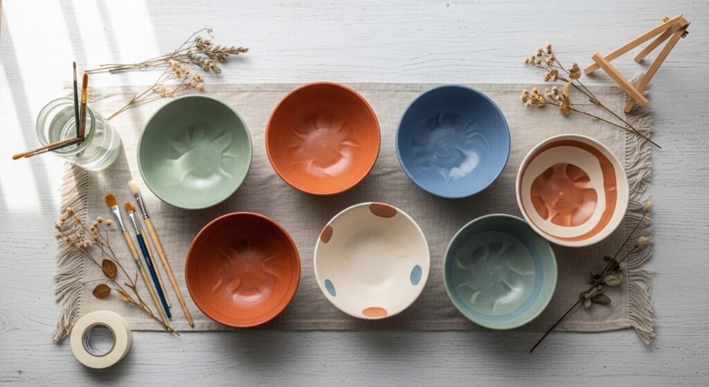 25 Stunning Ceramic Bowl Painting Ideas That Are Beautiful Creative and Perfect for Any Skill Level