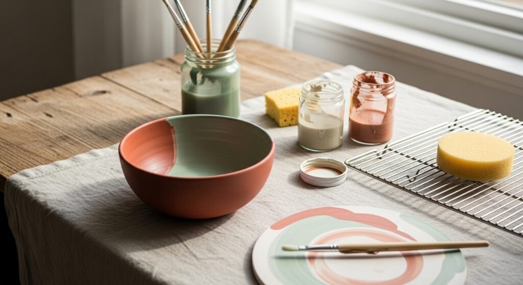 How to Use Underglazes for Ceramic Bowl Painting to Achieve Vivid Colors and a Flawless Finish