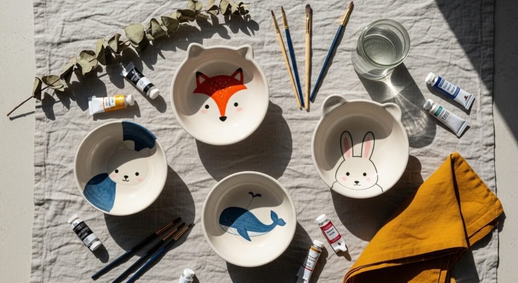 30 Unique Animal Ceramic Bowl Painting Ideas That Are Adorable Detailed and Perfect for Any Home