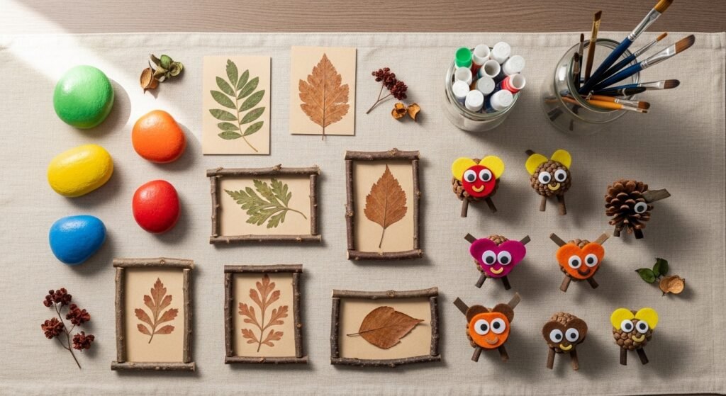 22 Viral Nature Craft Ideas for Kids That Use Leaves Sticks Rocks and Other Outdoor Treasures